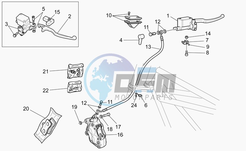 Front brake system