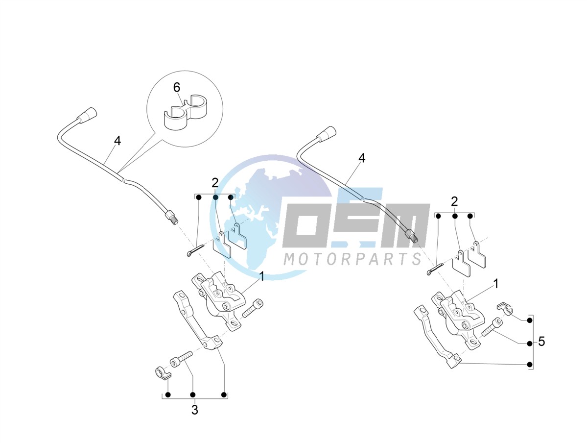 Brakes pipes - Calipers