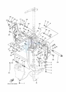 F225XA-2016 drawing FRONT-FAIRING-BRACKET