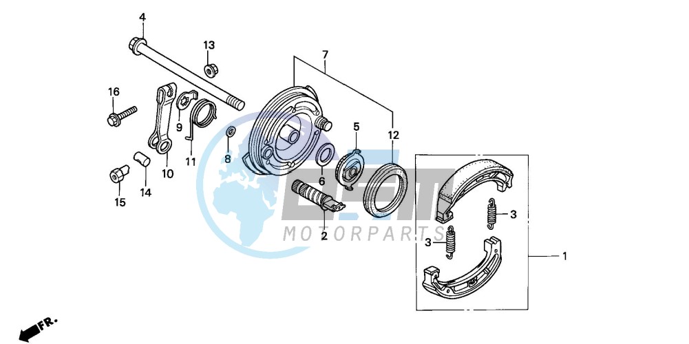 FRONT BRAKE PANEL