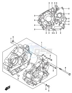 GSX-R125 drawing CRANKCASE