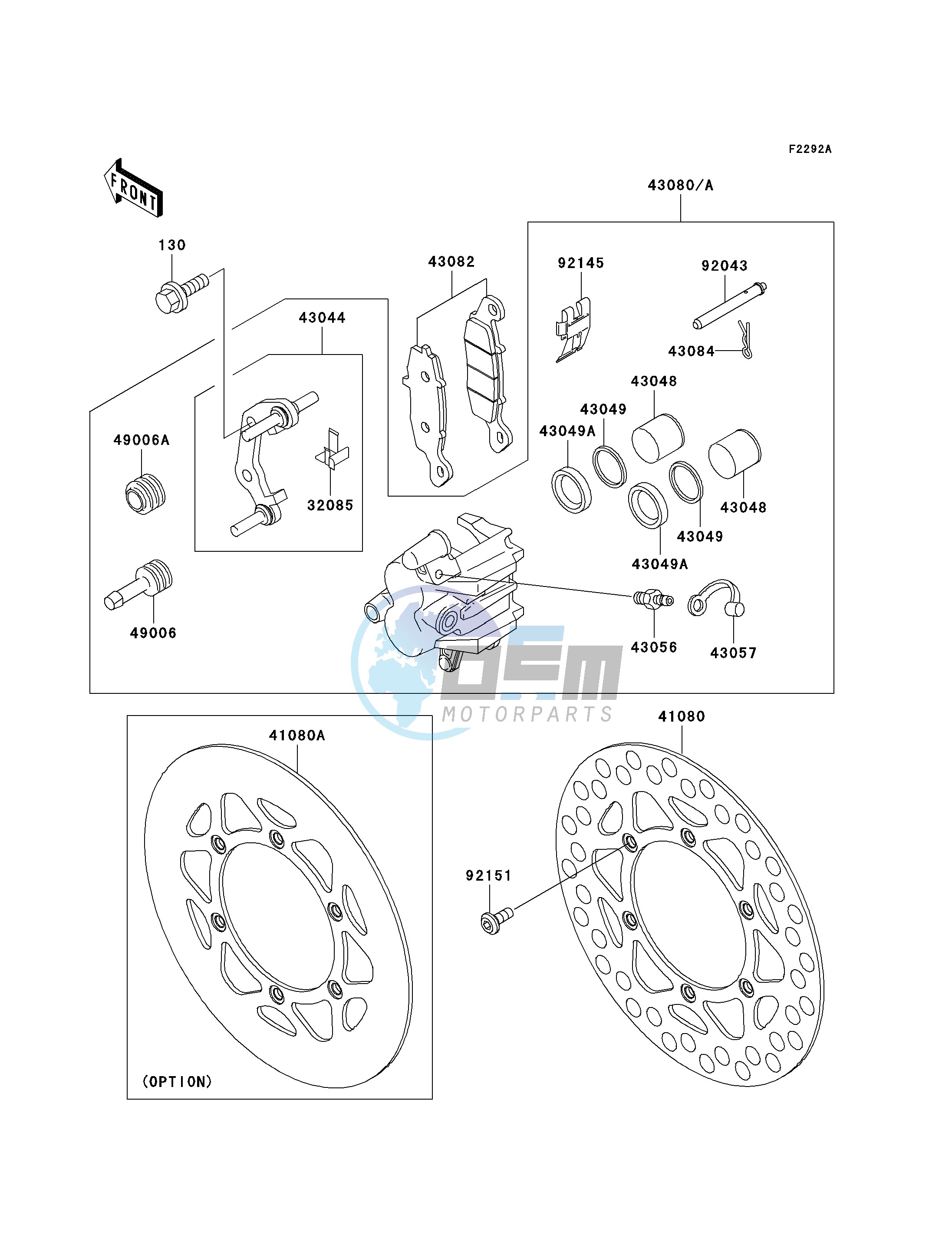 FRONT BRAKE-- D4_D5- -