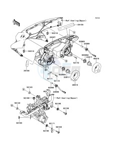 Z1000SX ZX1000GBF FR GB XX (EU ME A(FRICA) drawing Headlight(s)