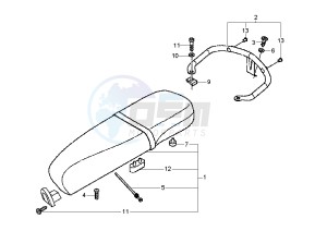 LX 150 drawing Seat