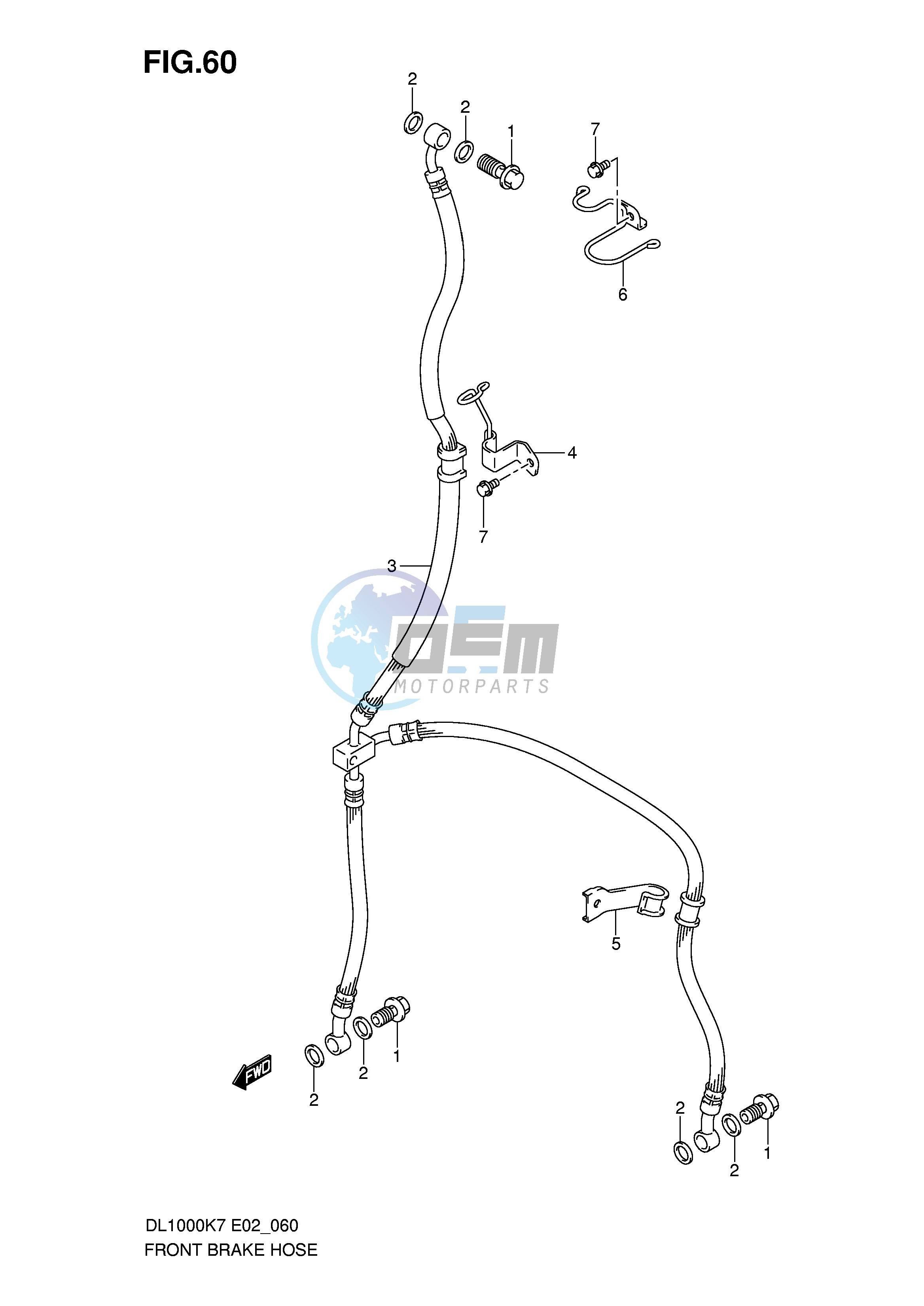 FRONT BRAKE HOSE