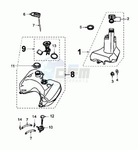 FIGHT ZA 30 (DK) drawing FUEL TANK