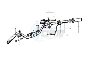 Fly 125 drawing Front master cilinder