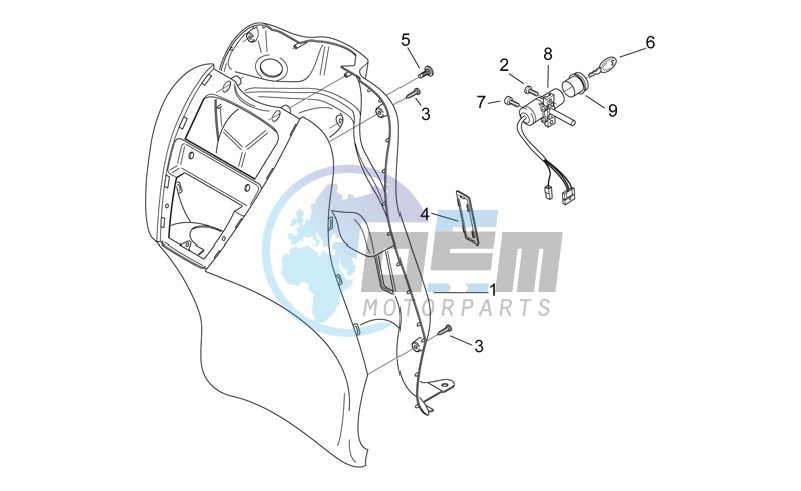 Front body V - Internal shield