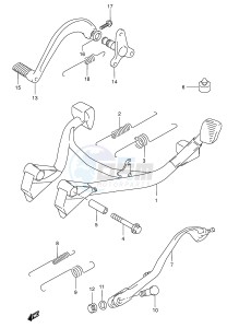 GSX750F (E2) drawing STAND