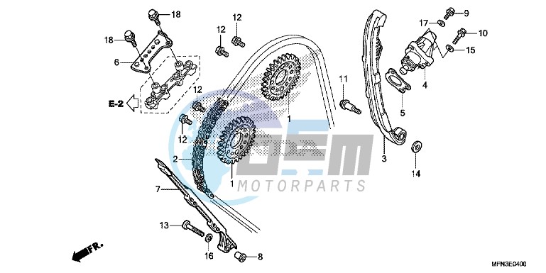 CAM CHAIN/ TENSIONER