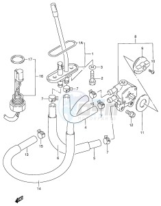 RF900R (E2) drawing FUEL COCK