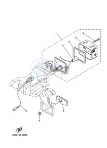 XT250 XT250M (B1UC) drawing TAILLIGHT