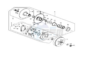 JOYRIDE EU2 - 200 cc drawing DRIVEN PULLEY