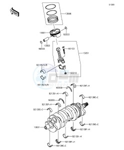 NINJA ZX-6R ZX636EGFA GB XX (EU ME A(FRICA) drawing Crankshaft/Piston(s)