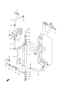 DF 70A drawing Fuel Injector