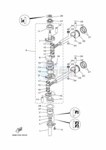 EK15DMHL drawing CRANKSHAFT--PISTON