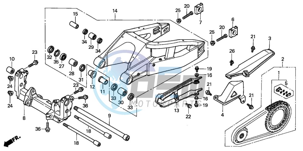 SWINGARM (CBR900RR2,3)