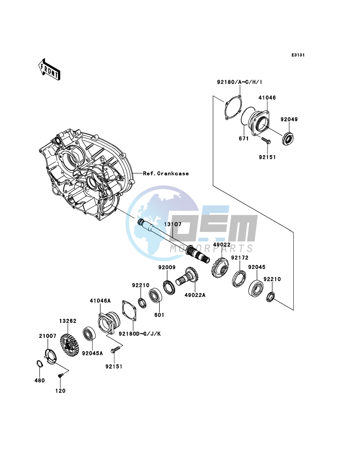 Front Bevel Gear