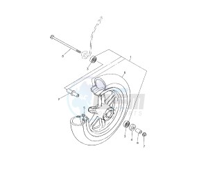 CS JOG R 50 drawing FRONT WHEEL