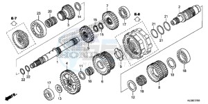 SXS700M2H Europe Direct - (ED) drawing TRANSMISSION