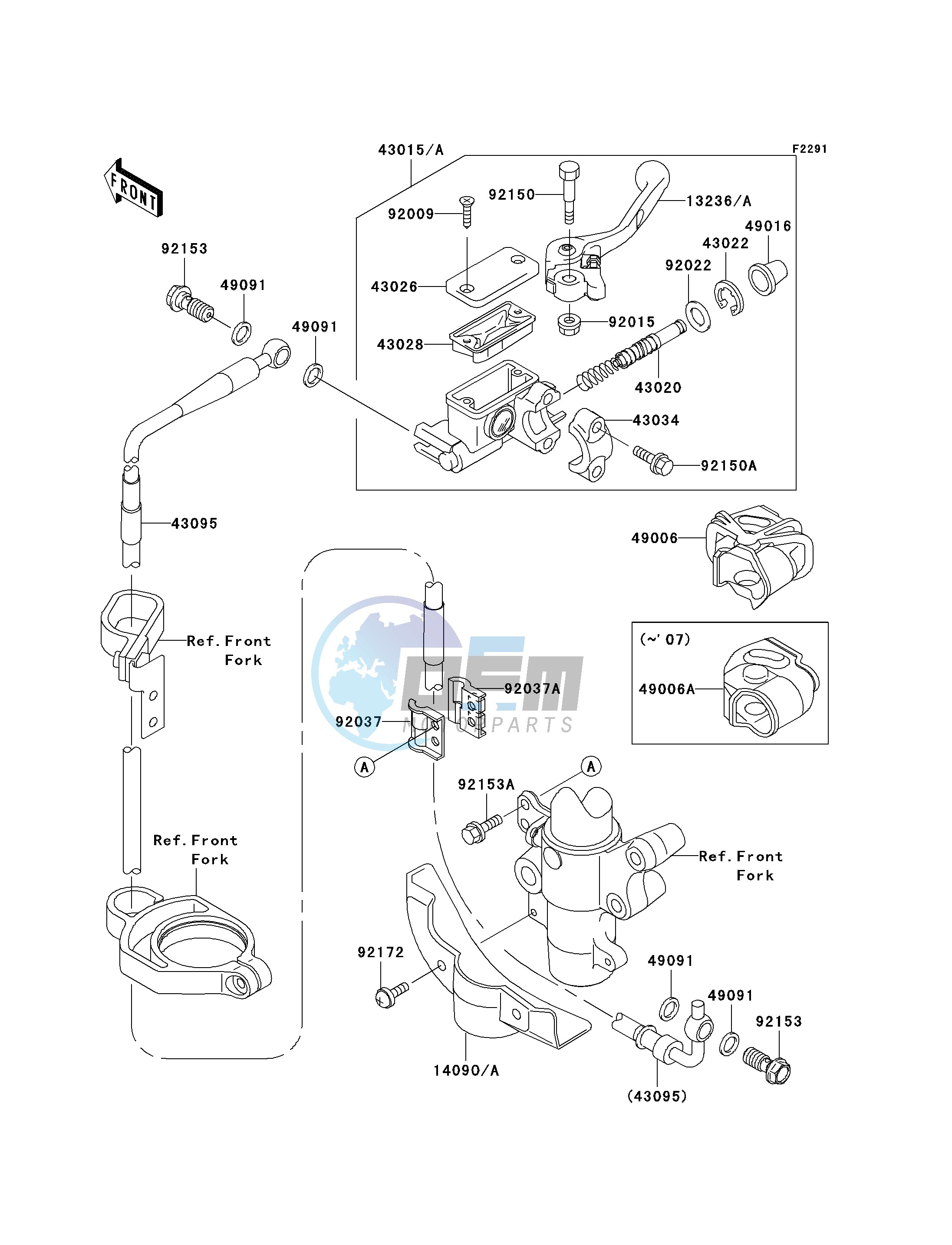 FRONT MASTER CYLINDER