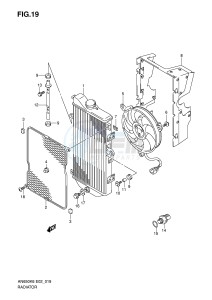 AN650 (E2) Burgman drawing RADIATOR