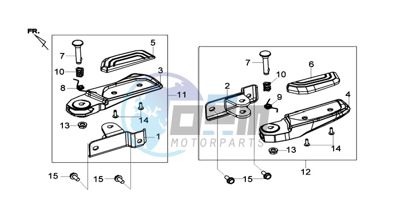 FOOTREST L / R