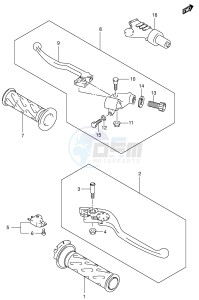 SV650 (E2) drawing HANDLE LEVER