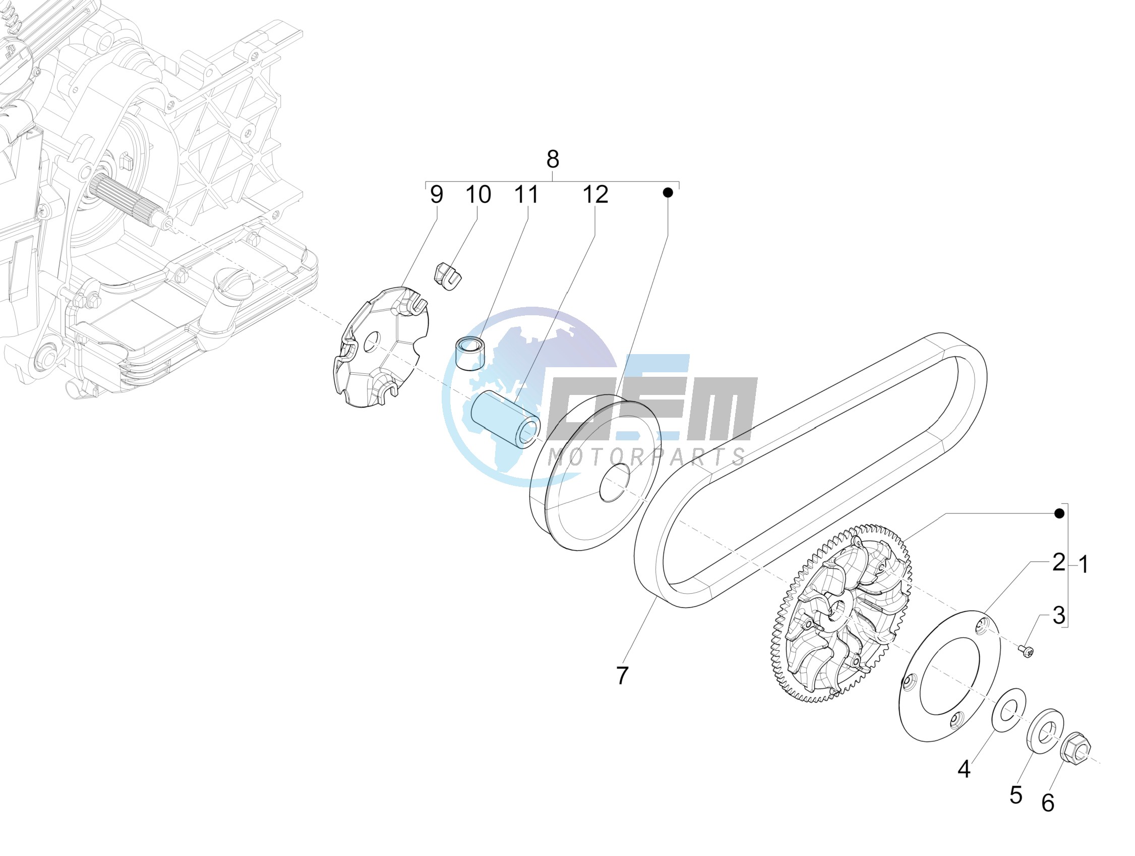 Driving pulley