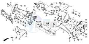 ANF125T drawing MAIN PIPE COVER/ LEG SHIELD (2)