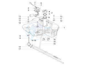 VX-VXL-SXL 150 4T 3V drawing Fuel tank