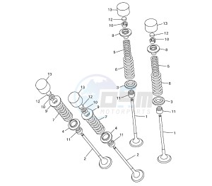 FZ6 FAZER S2 ABS 600 drawing VALVE