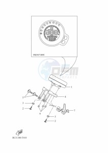 XSR700 MTM690 (BU33) drawing METER