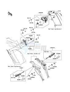 Z1000SX ZX1000GBF FR GB XX (EU ME A(FRICA) drawing Turn Signals