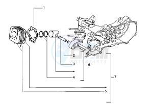 Zip 50 RST drawing Cylinder - Piston