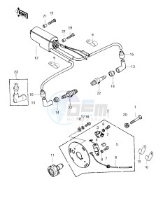 KZ 750 G [LTD II] (G1) [LTD II] drawing IGNITION