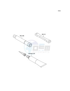 KX250F KX250YBF EU drawing Owner's Tools