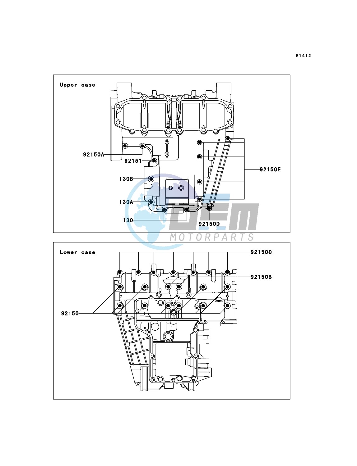 Crankcase Bolt Pattern