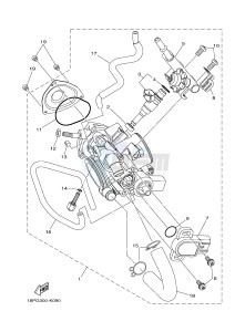 YFZ450R YFZ450RB (18PK 18PL) drawing THROTTLE BODY ASSY 1