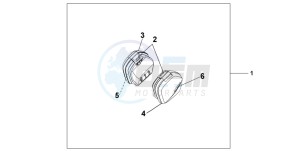 XL1000VA VARADERO drawing PANNIER SET