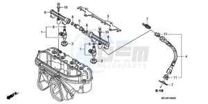 CBR600RA9 Australia - (U / ABS MME) drawing FUEL INJECTOR