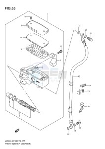 VZ800 (E3-E28) MARAUDER drawing FRONT MASTER CYLINDER