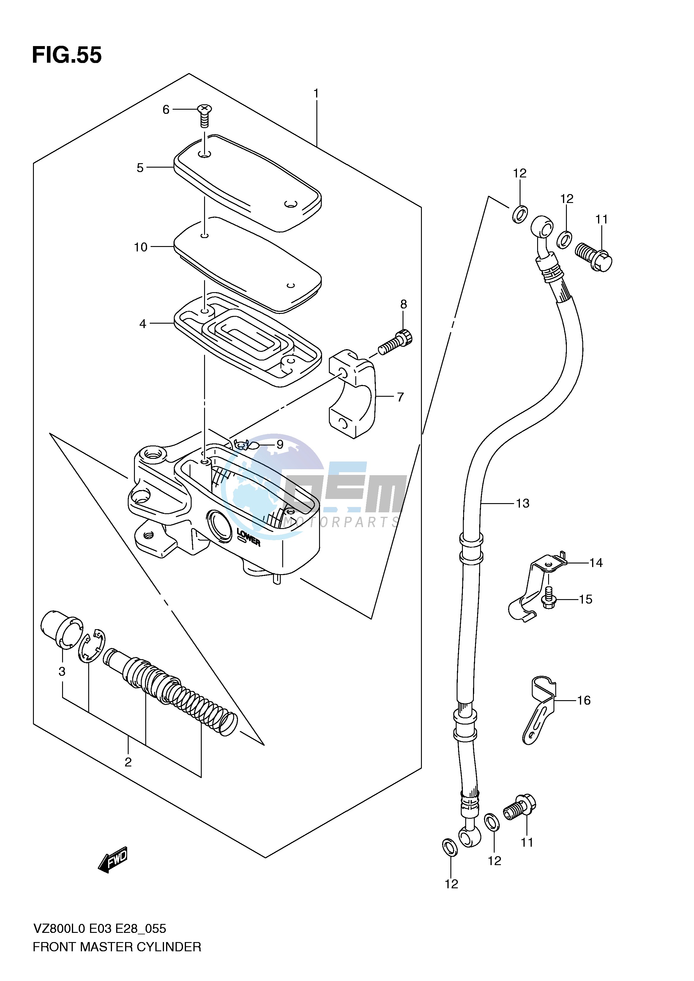 FRONT MASTER CYLINDER