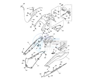 XP T-MAX 500 drawing SIDE COVER 2