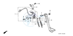 CBR125RW9 Germany - (G) drawing STAND