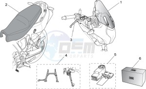 Pegaso Strada-Trail 650 ie drawing Acc. - Various