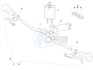 Wi-Bike Uni Mech Comfort 2016-2017 (EMEA) drawing Handlebars - Master cil.