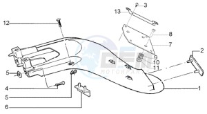 Liberty 200 Leader RST drawing Rear mudguard