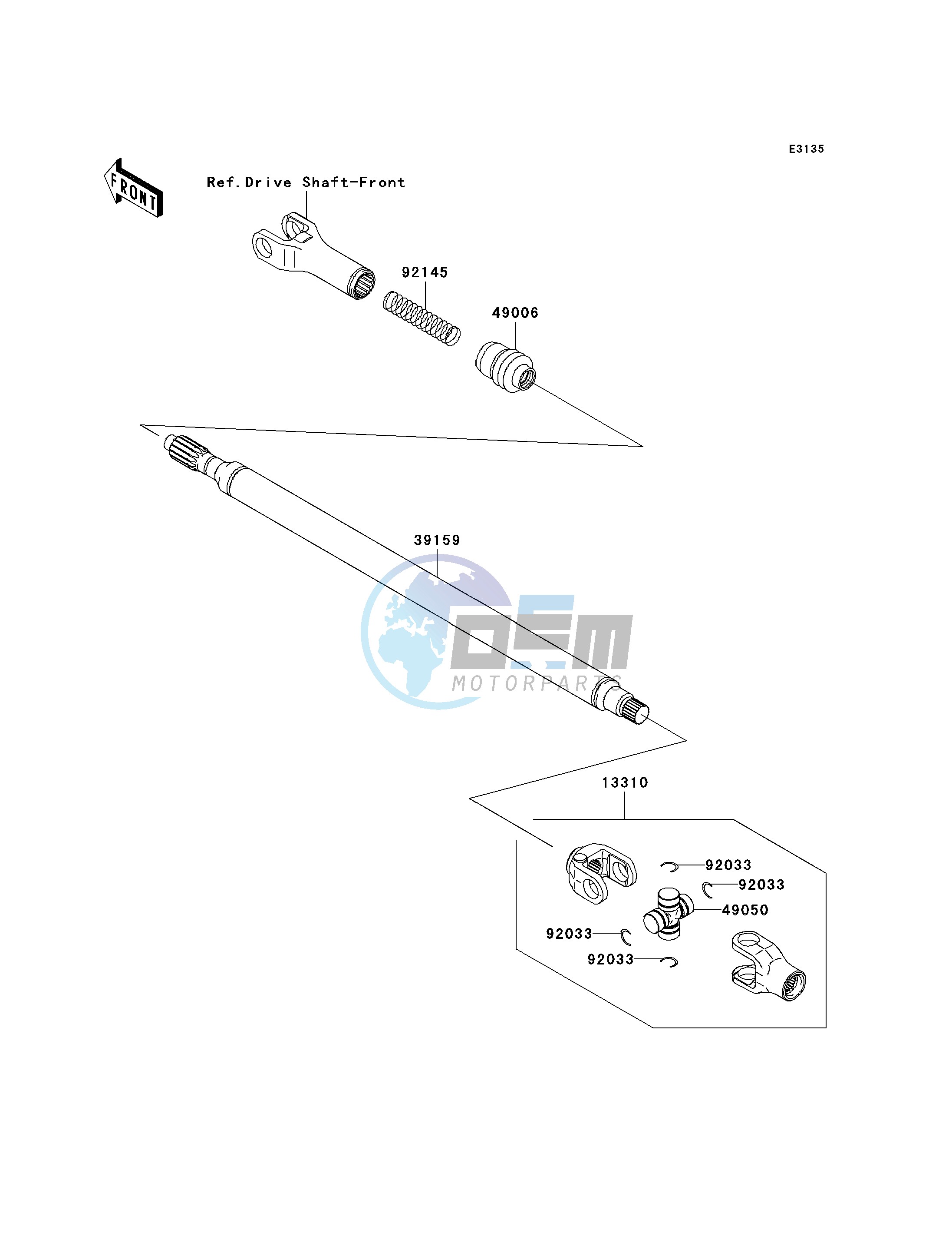 DRIVE SHAFT-PROPELLER