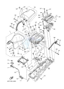 XT1200Z (23PM) drawing SEAT